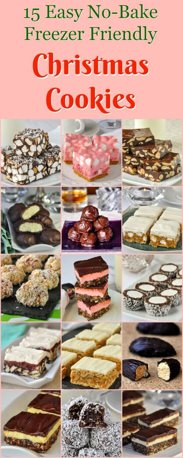 Can You Freeze Christmas Cookies
 No Bake Christmas Cookies 20 easy recipes that are