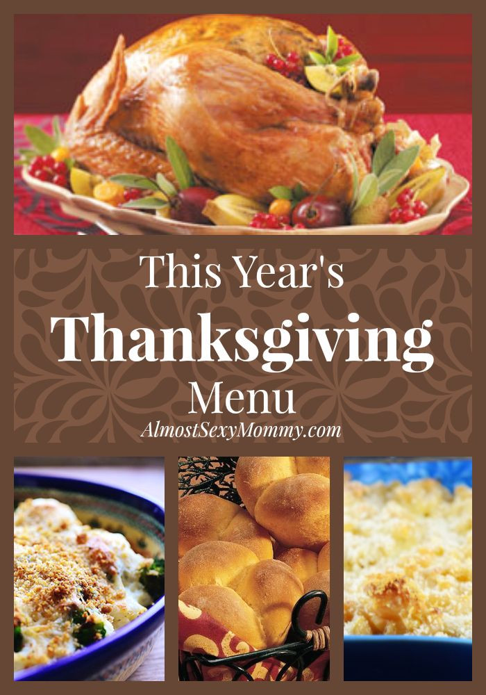 Canadian Thanksgiving Recipes
 This Year s Thanksgiving Menu Almost y Mommy