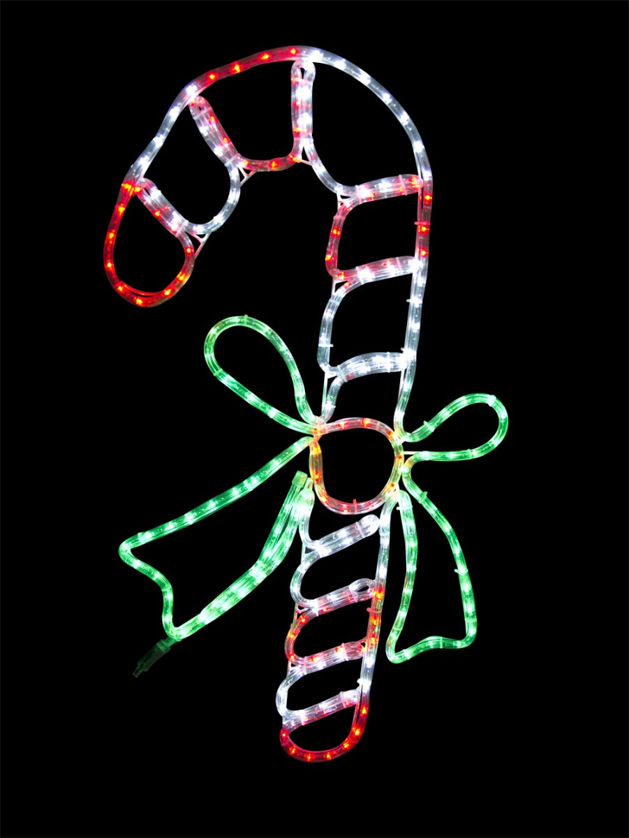 Candy Cane Christmas Lights
 Candy Cane Led Rope Light Silhouette 80cm