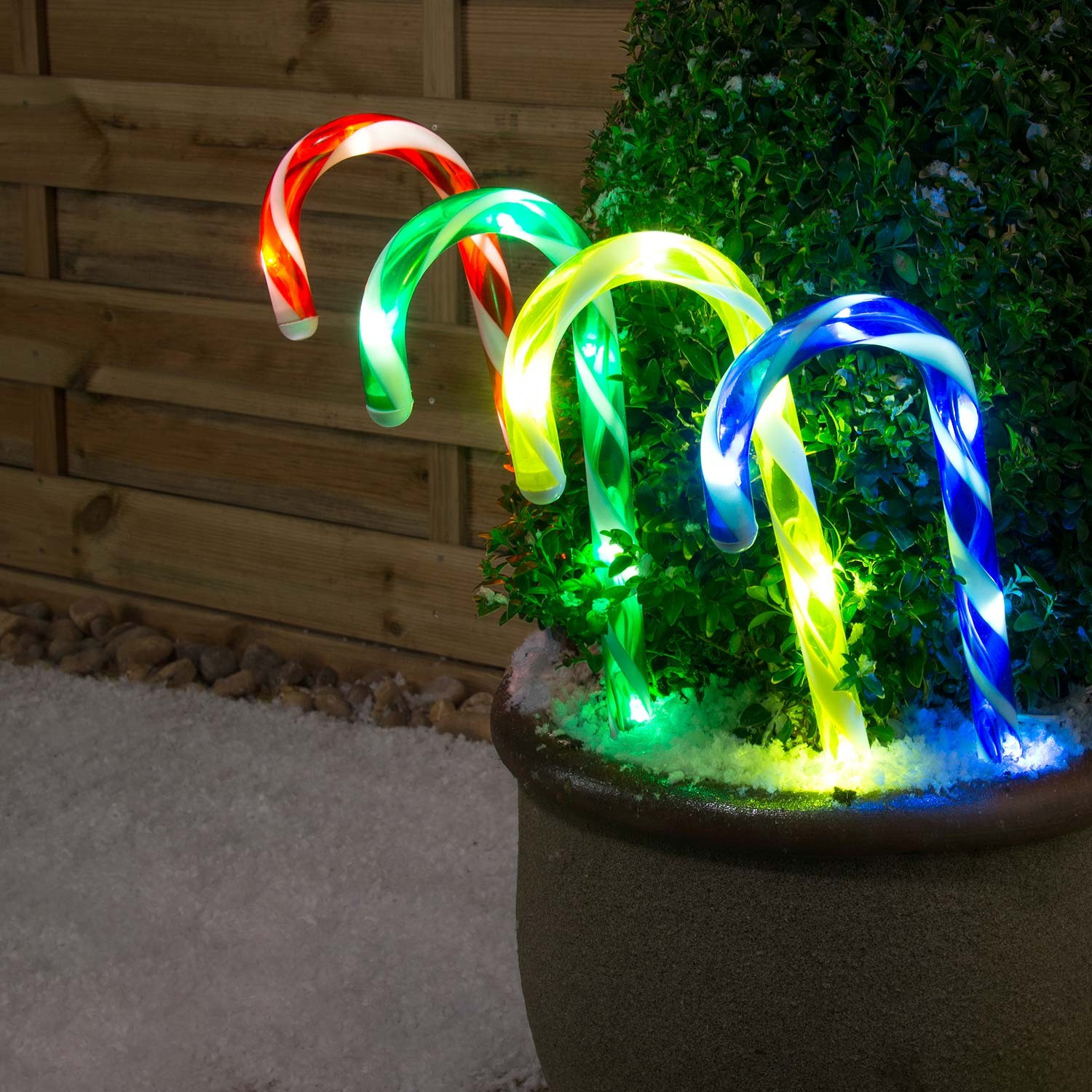 Candy Cane Christmas Lights
 Christmas Candy Cane Pathway Lights Outdoor Garden