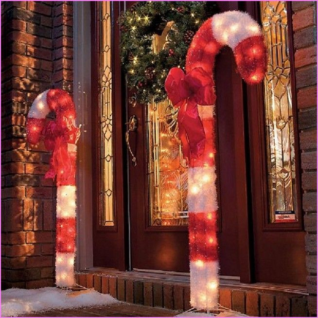 Candy Cane Christmas Lights Outdoor
 Outdoor Candy Cane Decorations