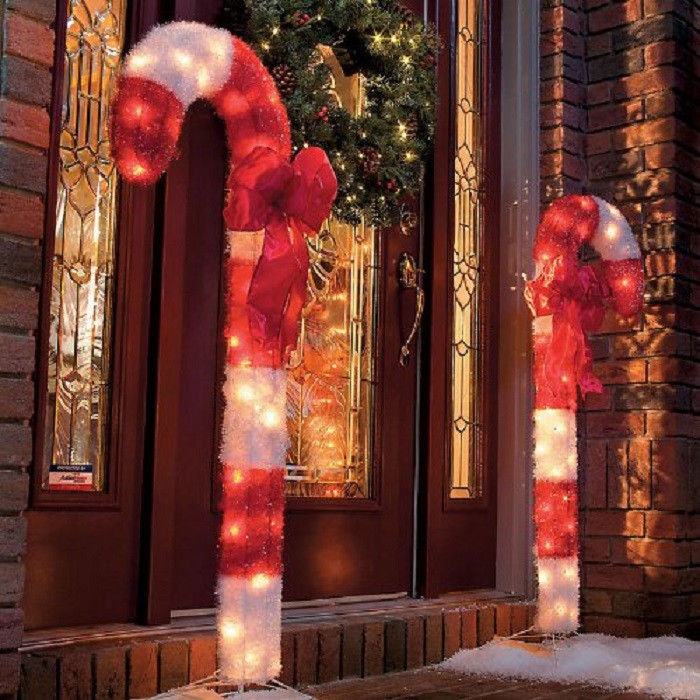 Candy Cane Christmas Lights Outdoor
 Outdoor Christmas Decor Ideas