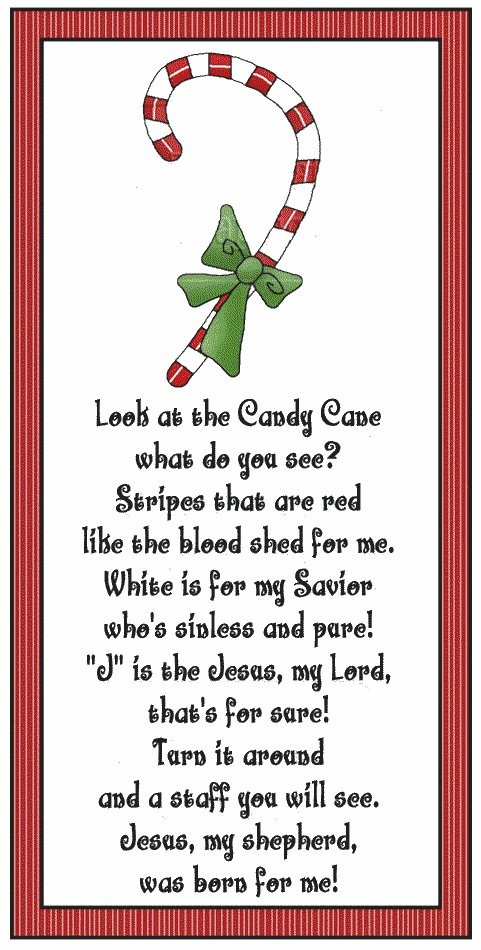 The Best Candy Cane Christmas Poem – Most Popular Ideas of All Time