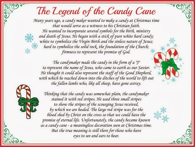 Candy Cane Christmas Song
 Karen s Korner Did You Know The Legend of the Candy Cane