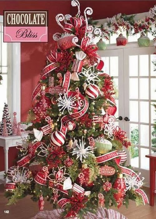 Candy Cane Christmas Tree Decorating Ideas
 Cute Pinterest Christmas trees