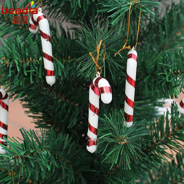 Candy Cane Christmas Tree Ornaments
 Aliexpress Buy 18pcs 7cm Christmas Candy Cane