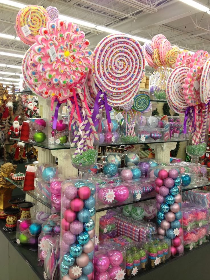 Candy Christmas Decorations Hobby Lobby
 Candyland Christmas Inspiration