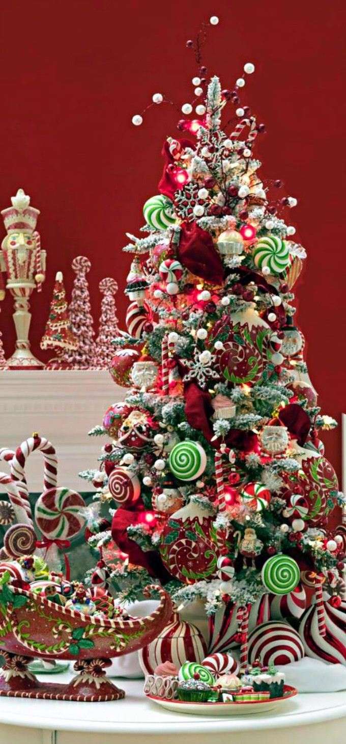 Candy Christmas Tree Ornaments
 Whimsical Christmas Trees