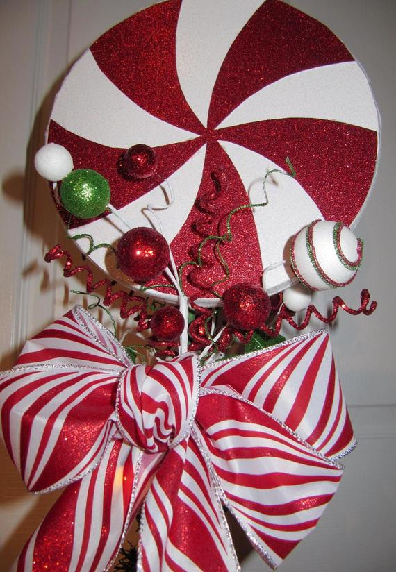 Candy Christmas Tree Topper
 Unavailable Listing on Etsy