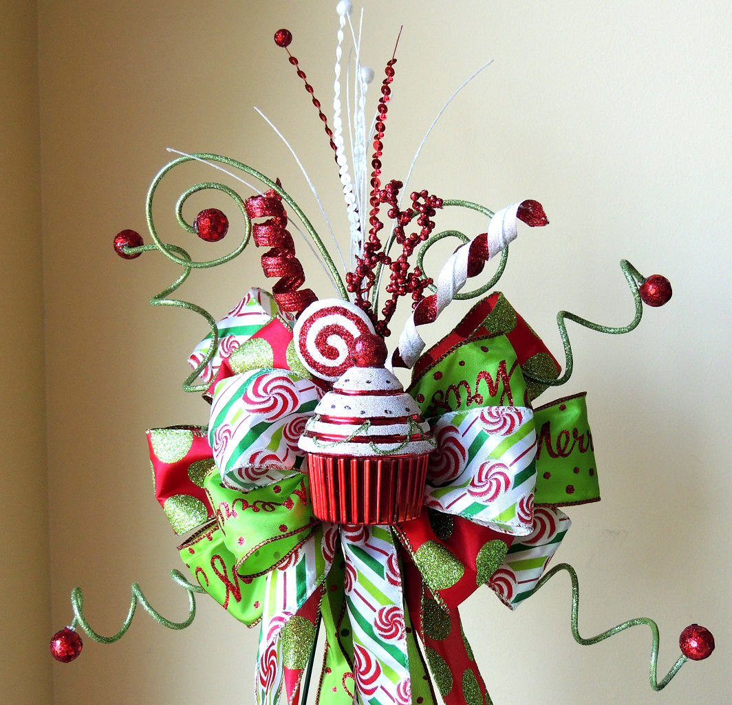 Candy Christmas Tree Topper
 Candy Christmas Tree Topper Christmas Tree Topper Bow Candy