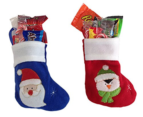 Candy Filled Christmas Stockings
 Christmas Stocking Stuffed Filled with Candy and Treats