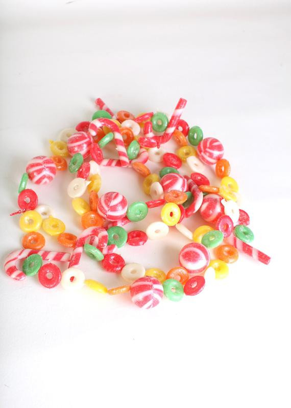 Candy Garland For Christmas Tree
 Christmas decor plastic candy garland