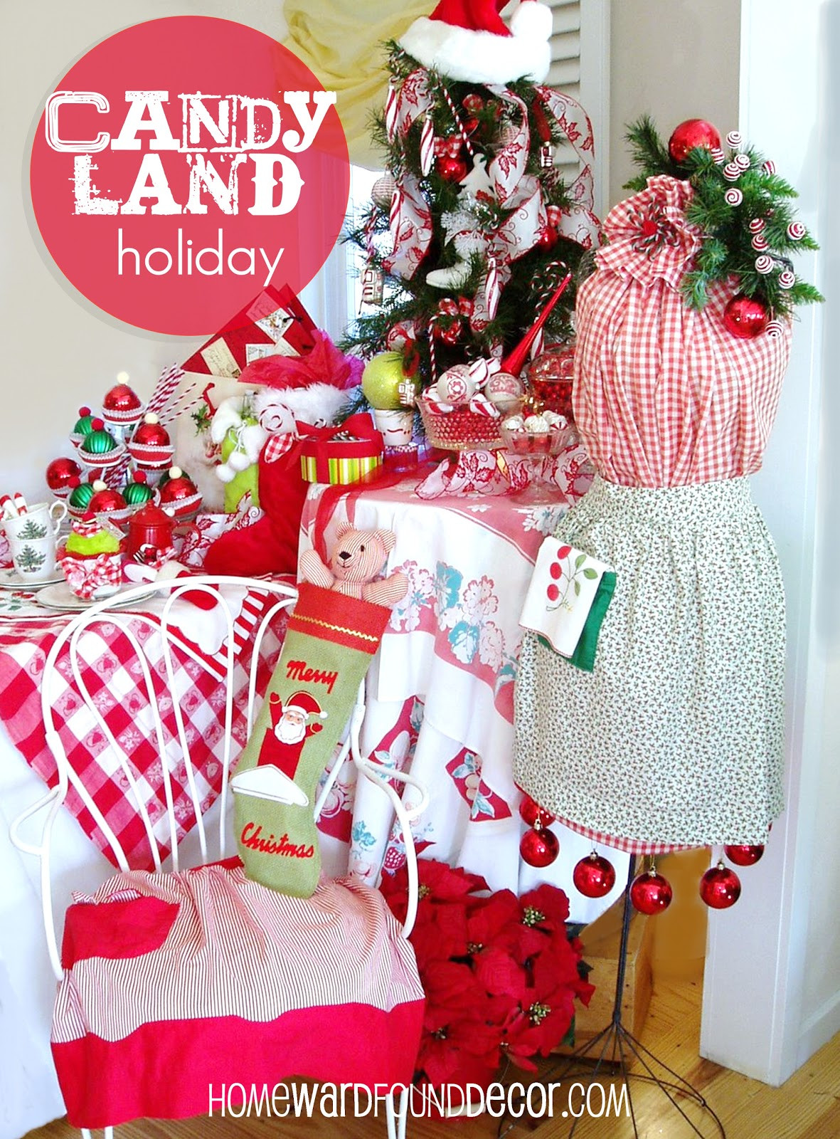 Candy Land Christmas
 CandyLand Holiday Tea homewardFOUND decor