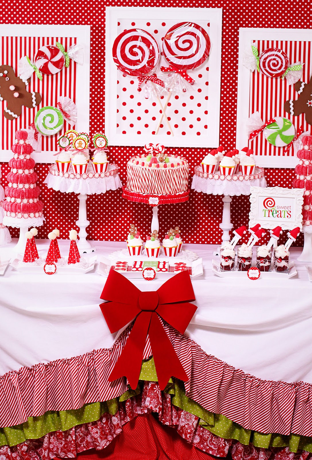 Candy Themed Christmas
 Amanda s Parties To Go Candy Christmas Dessert Table