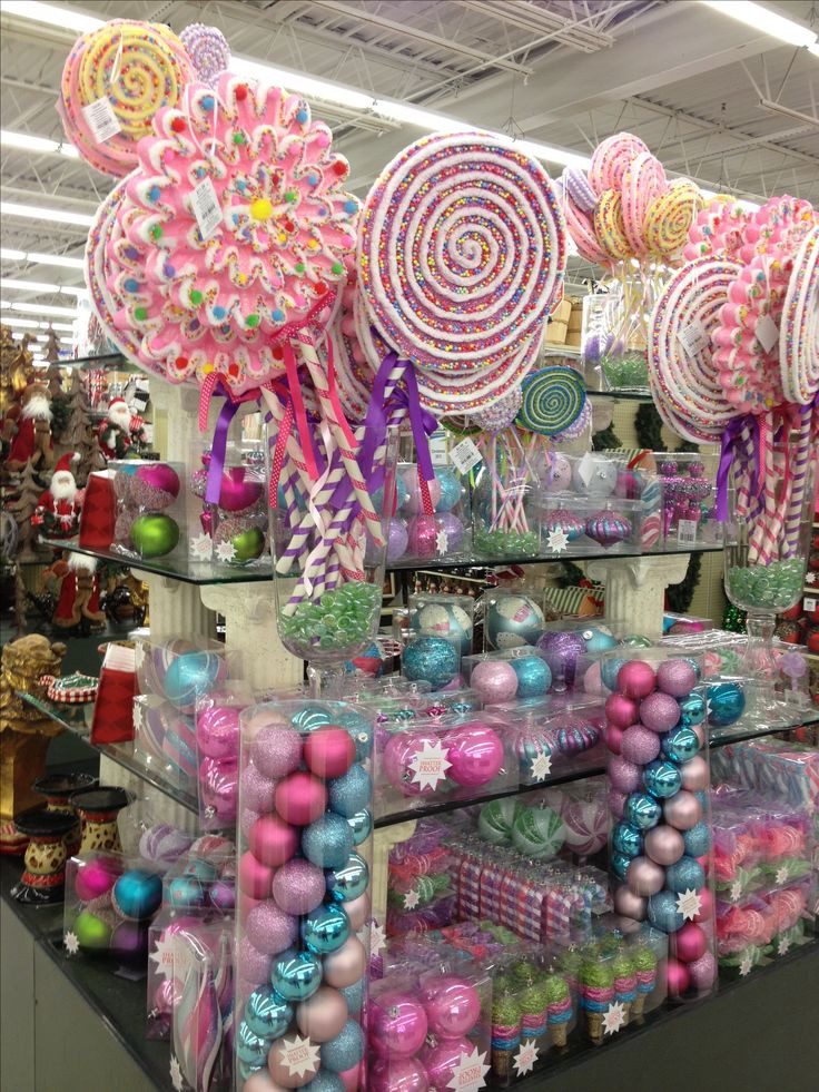 Candy Themed Christmas Decorations
 Candy land Christmas items to purchase Bebe Love