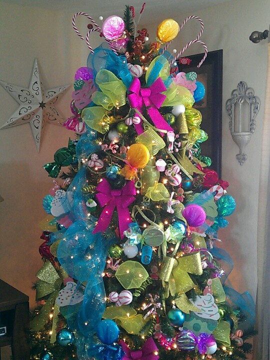 Candy Themed Christmas
 Yummy and Sweet Christmas Tree Ideas