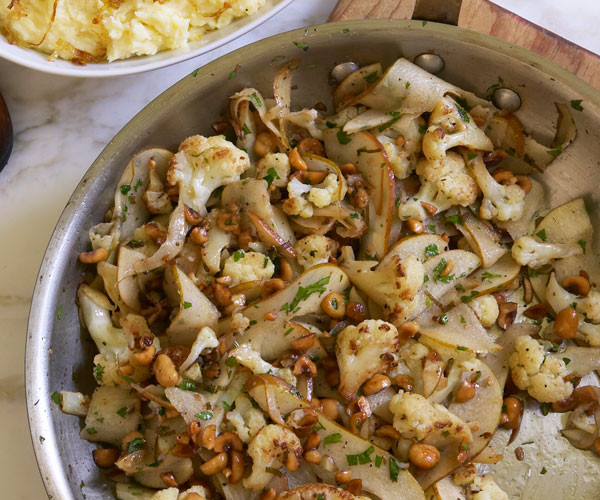 Cauliflower Thanksgiving Side Dishes
 Cauliflower with Brown Butter Pears Sage & Hazelnuts