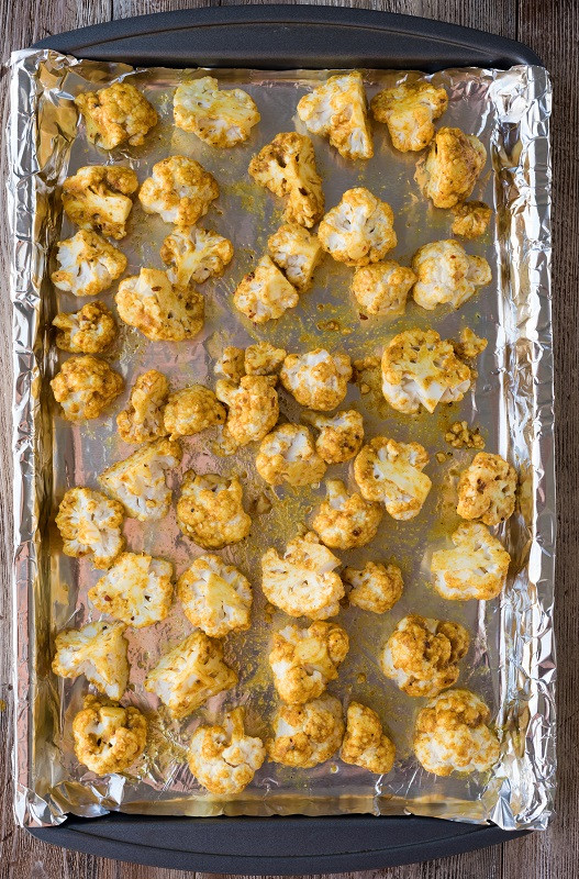 Cauliflower Thanksgiving Side Dishes
 Thanksgiving Side Dish Turmeric Ginger Roasted Cauliflower