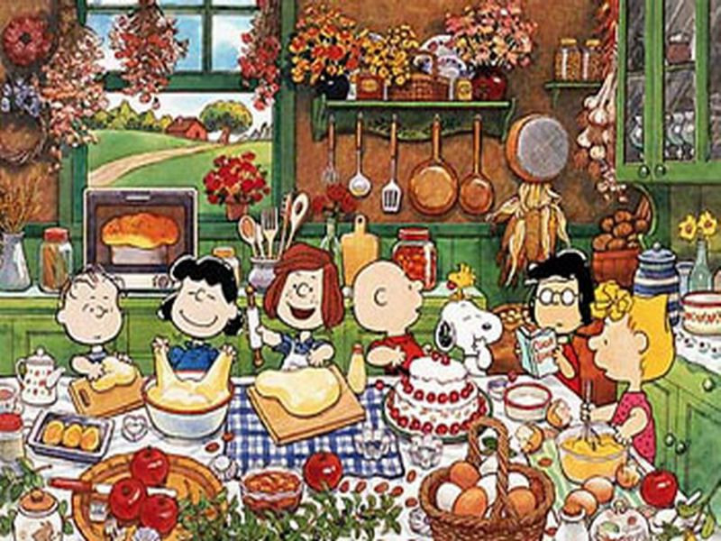 Charlie Brown Thanksgiving Dinner
 Peanuts Baking Charles M Schulz Puzzle