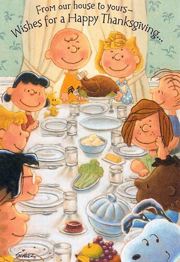 Charlie Brown Thanksgiving Dinner
 The 37 best Paro s of Rockwell s Freedom from Want