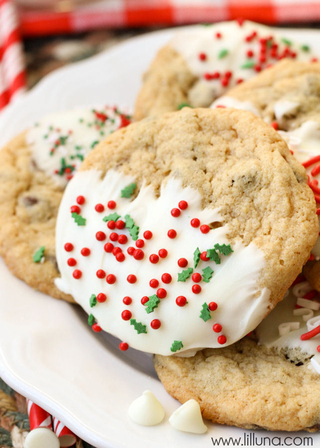 Choc Chip Christmas Cookies
 Chocolate Chip Christmas Cookies