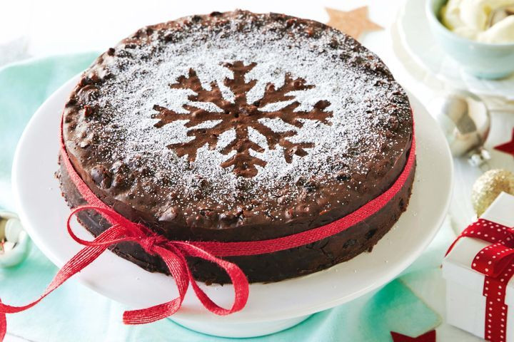 Chocolate Christmas Cake
 Spiced chocolate Christmas cake