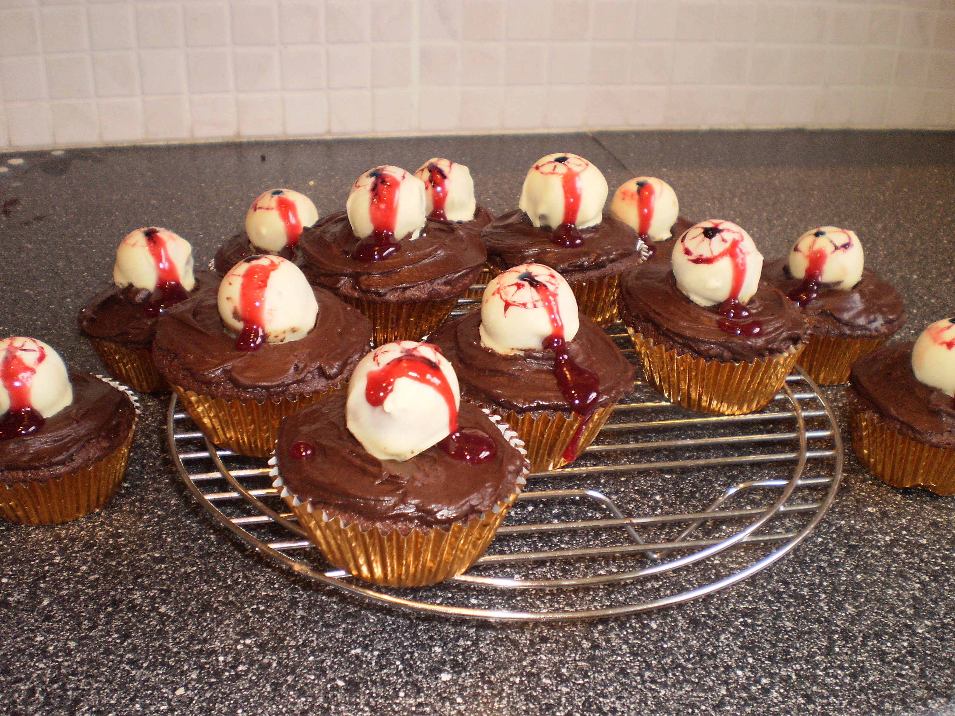 Chocolate Halloween Cupcakes
 Halloween