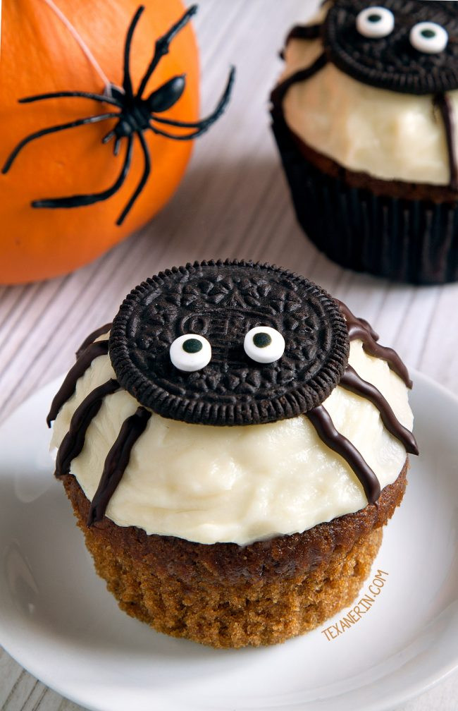 Chocolate Halloween Cupcakes
 Spider Cupcakes for Halloween gluten free grain free