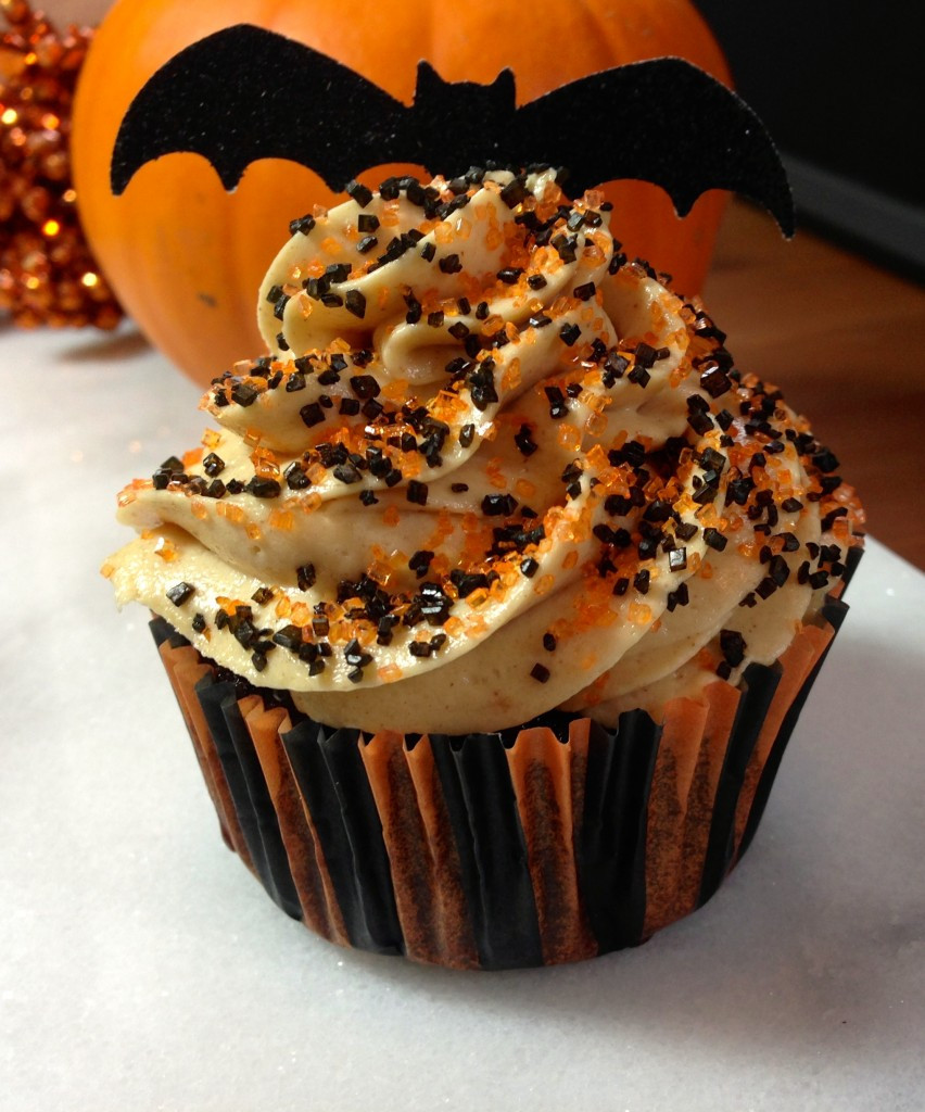 Chocolate Halloween Cupcakes
 Peanut Butter & Chocolate Cupcakes for Halloween