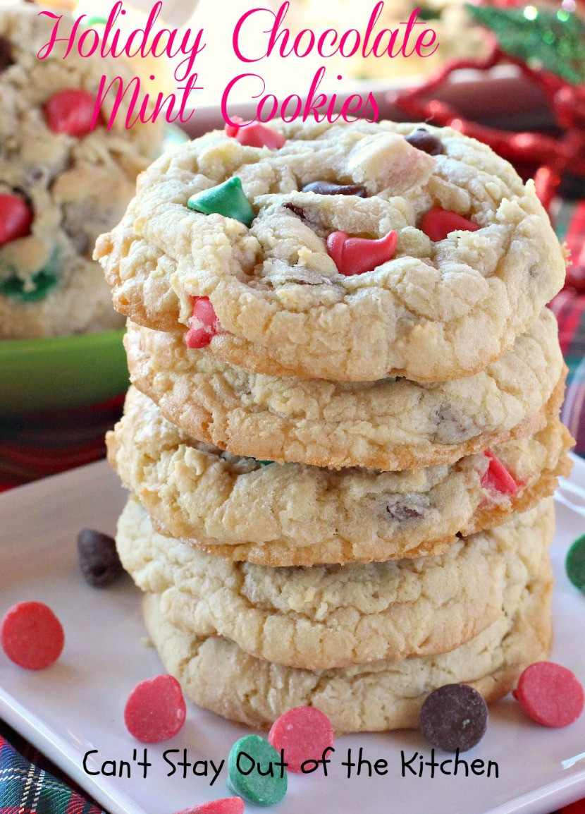 Chocolate Mint Christmas Cookies
 Holiday Chocolate Mint Cookies Can t Stay Out of the Kitchen