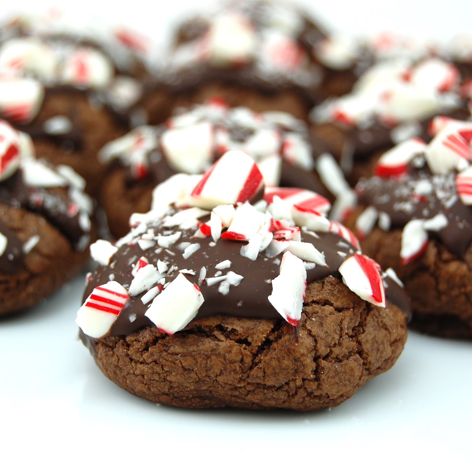 Chocolate Peppermint Christmas Cookies
 Lynda Jane Cakes Double Chocolate Peppermint Crunch Cookies
