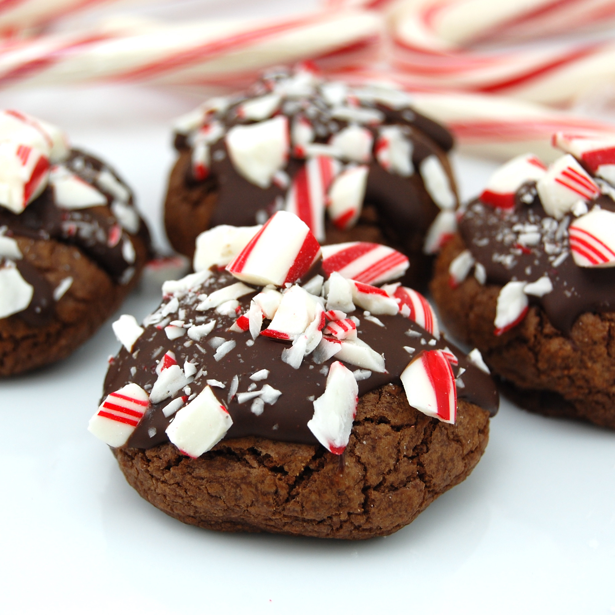 Chocolate Peppermint Christmas Cookies
 Chocolate Mint Can s Cookies Recipe — Dishmaps
