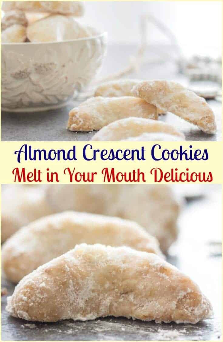 Christmas Almond Cookies
 Almond Crescent Cookies An Italian in my Kitchen
