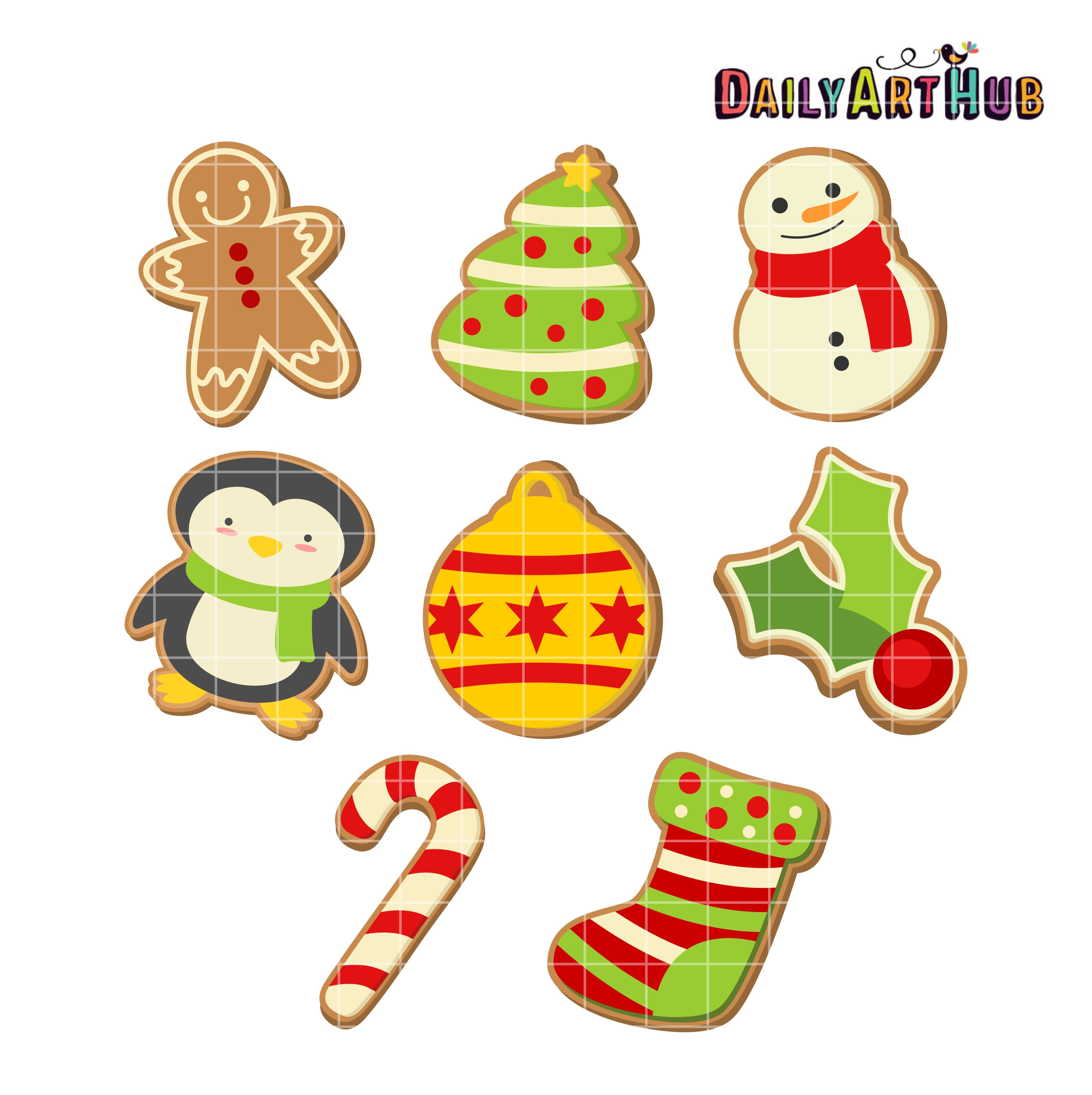 Christmas Baking Clipart
 Christmas Cookies Clip Art Set – Daily Art Hub – Free Clip