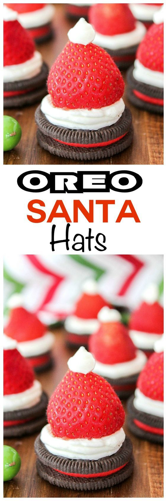 Christmas Baking For Kids
 Looking for treats for santa These oreo santa hats are