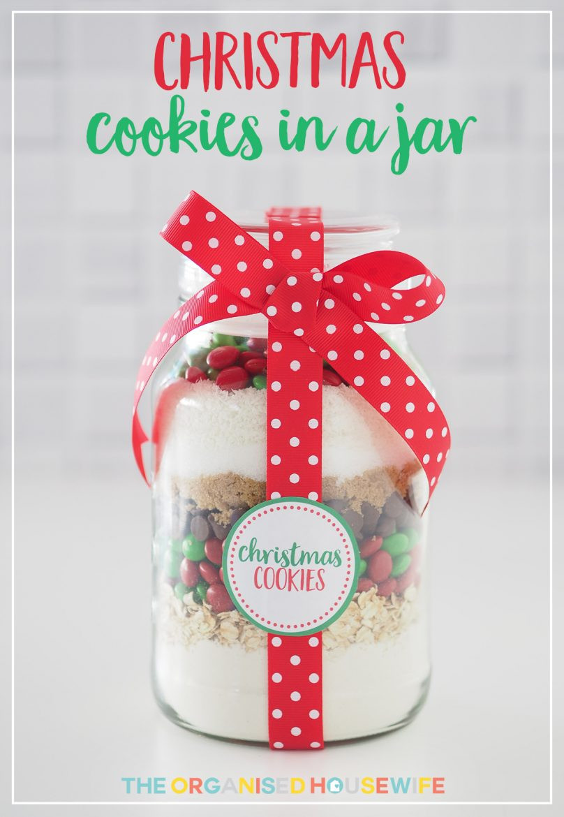 Christmas Baking Gifts
 Gift Idea Christmas Cookie Mix in a Jar The Organised
