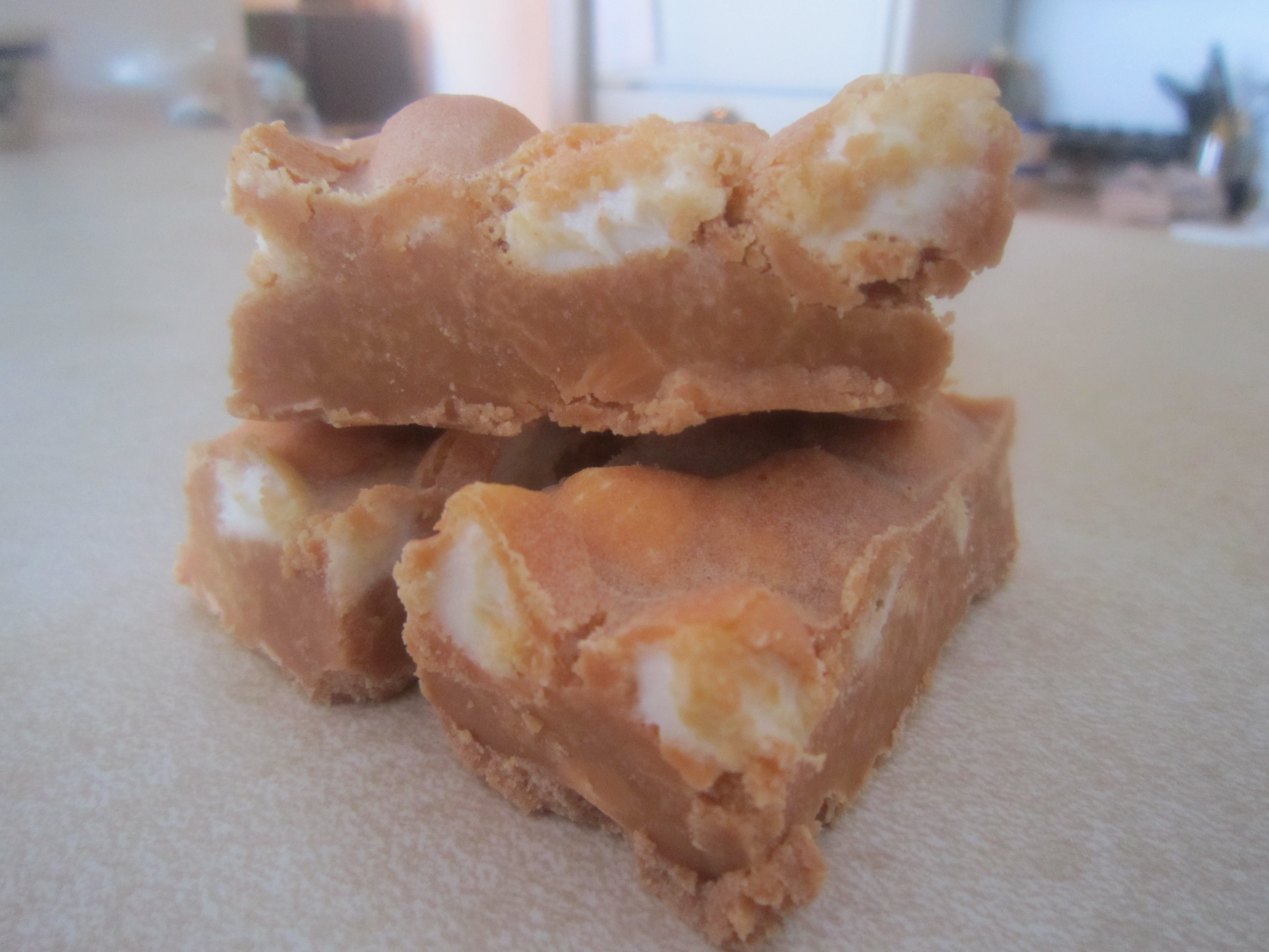 Christmas Baking Squares
 Christmas Baking – Butterscotch Marshmallow Squares – Warm