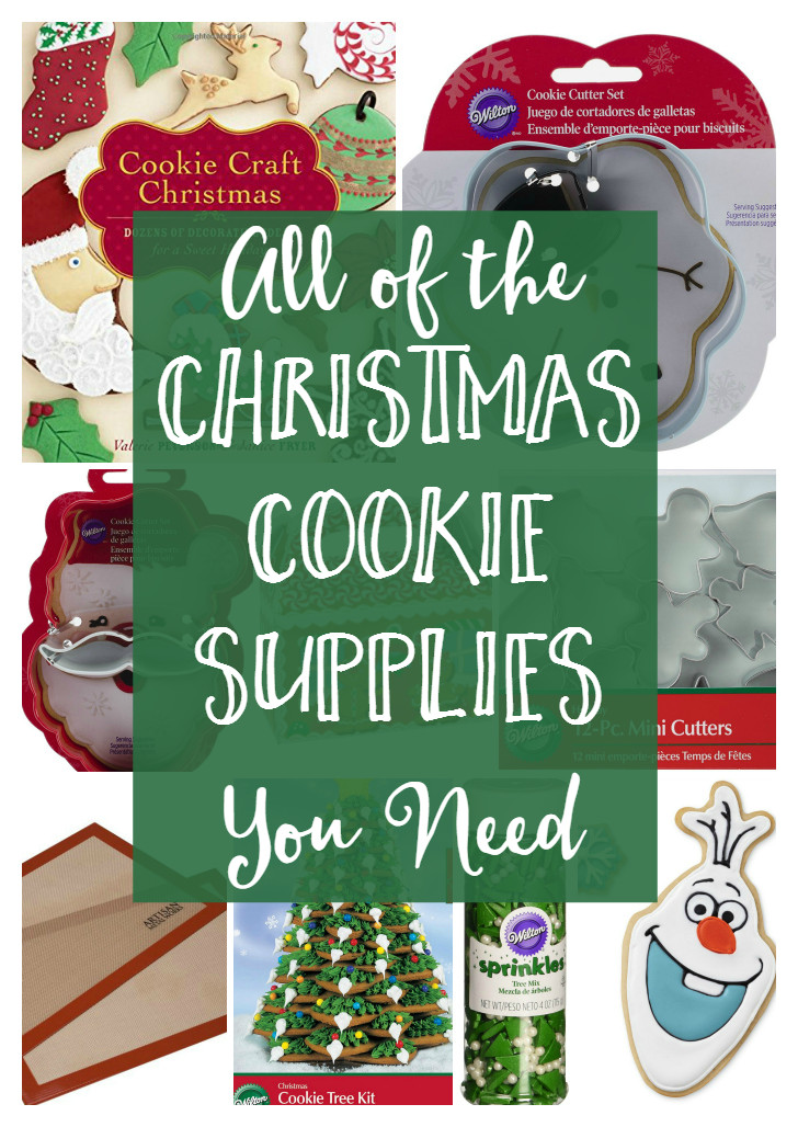 Christmas Baking Supplies
 Christmas Cookie Supplies The Shirley Journey
