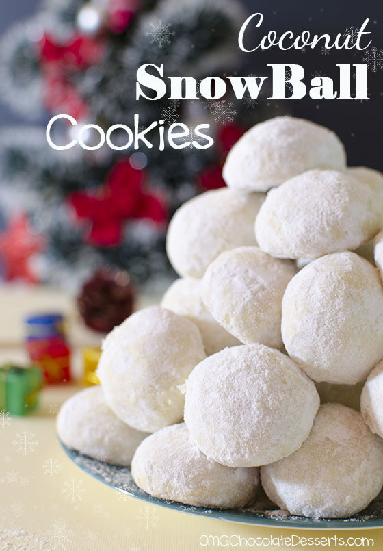 Christmas Ball Cookies Powdered Sugar
 Coconut Snowball Cookies