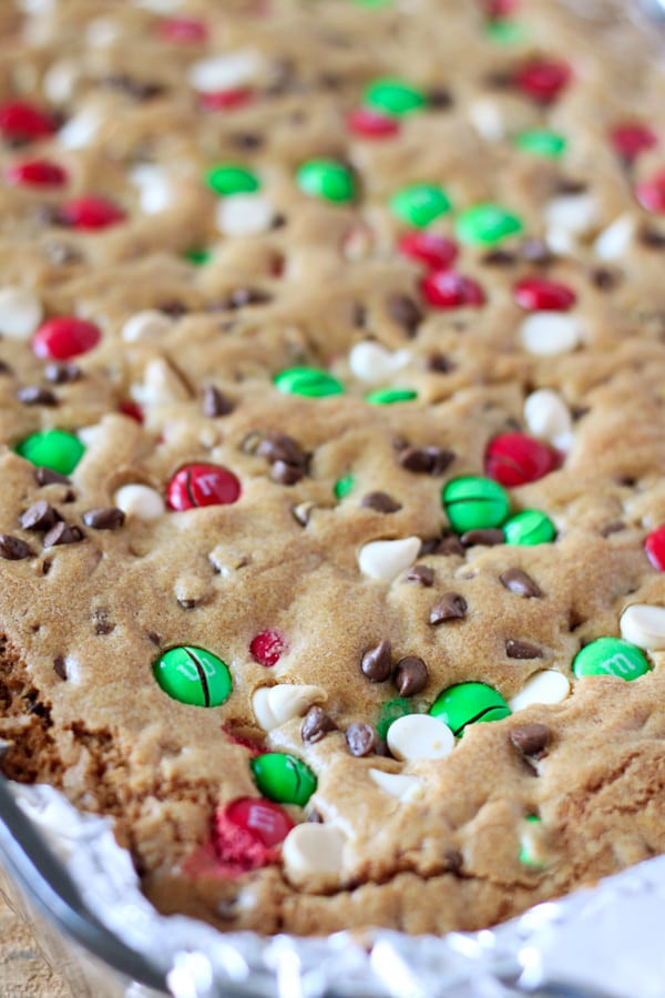 Christmas Bar Cookies
 M&M S Christmas Cookie Bars No 2 Pencil