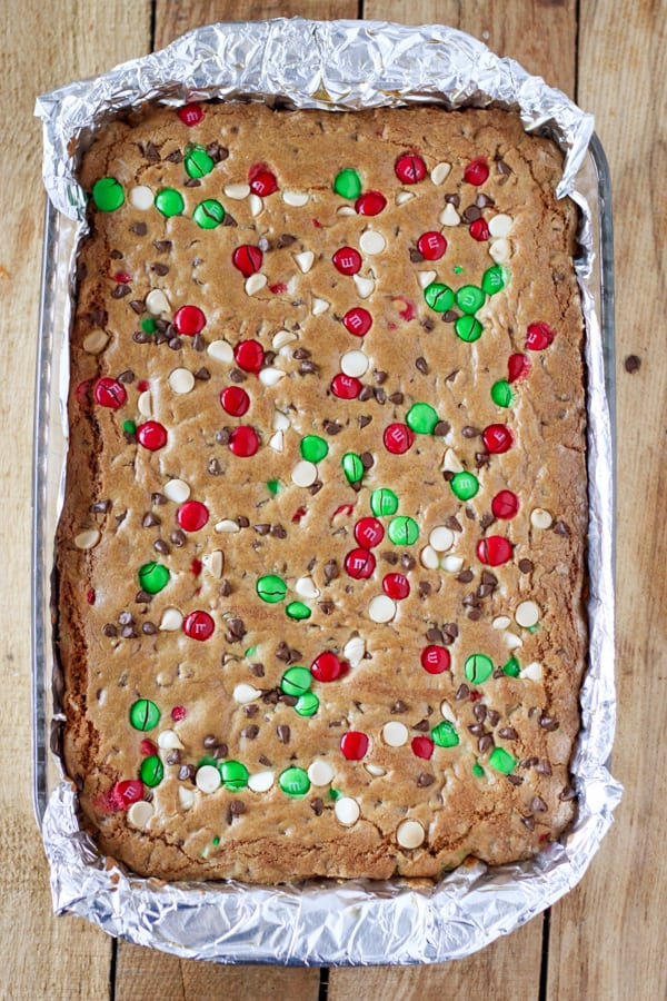 Christmas Bar Cookies
 M&M S Christmas Cookie Bars No 2 Pencil