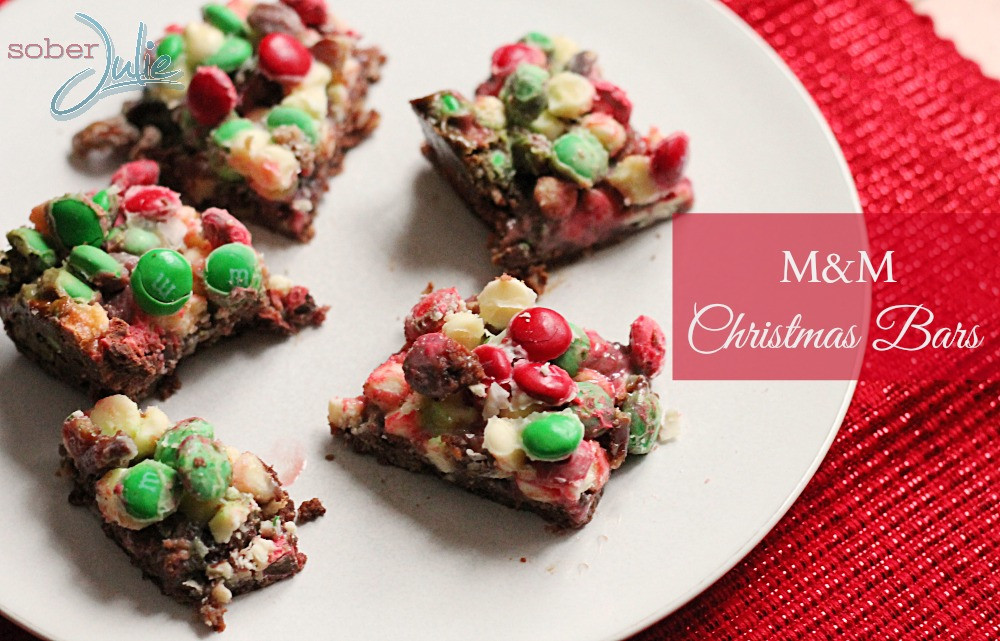 Christmas Bar Cookies
 M&M Christmas Bar Recipe Christmas Cookie Week