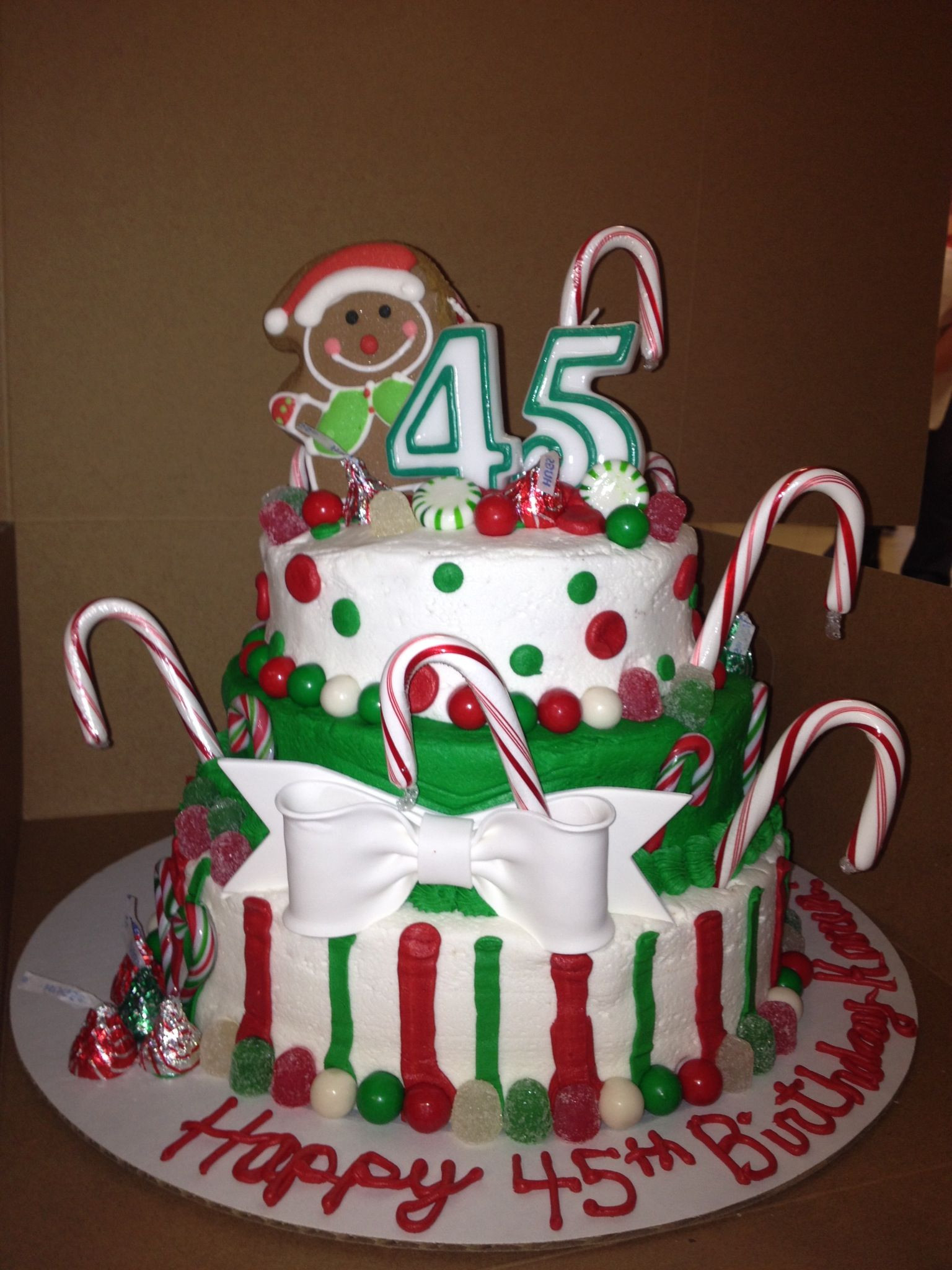 Christmas Birthday Cake
 Christmas themed birthday cake