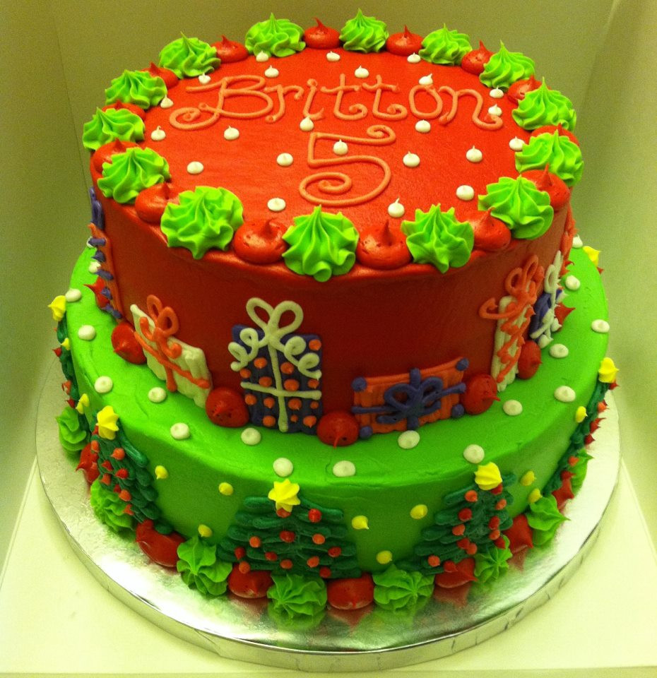 Christmas Birthday Cake
 Sweet Treats by Susan December 2012 Updates