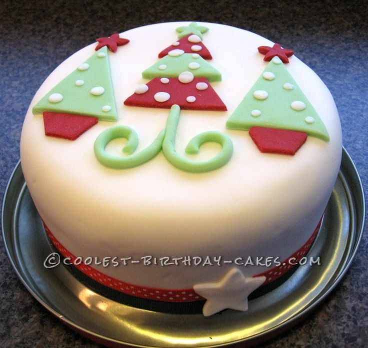 Christmas Birthday Cake Ideas
 117 best images about Christmas Cakes on Pinterest