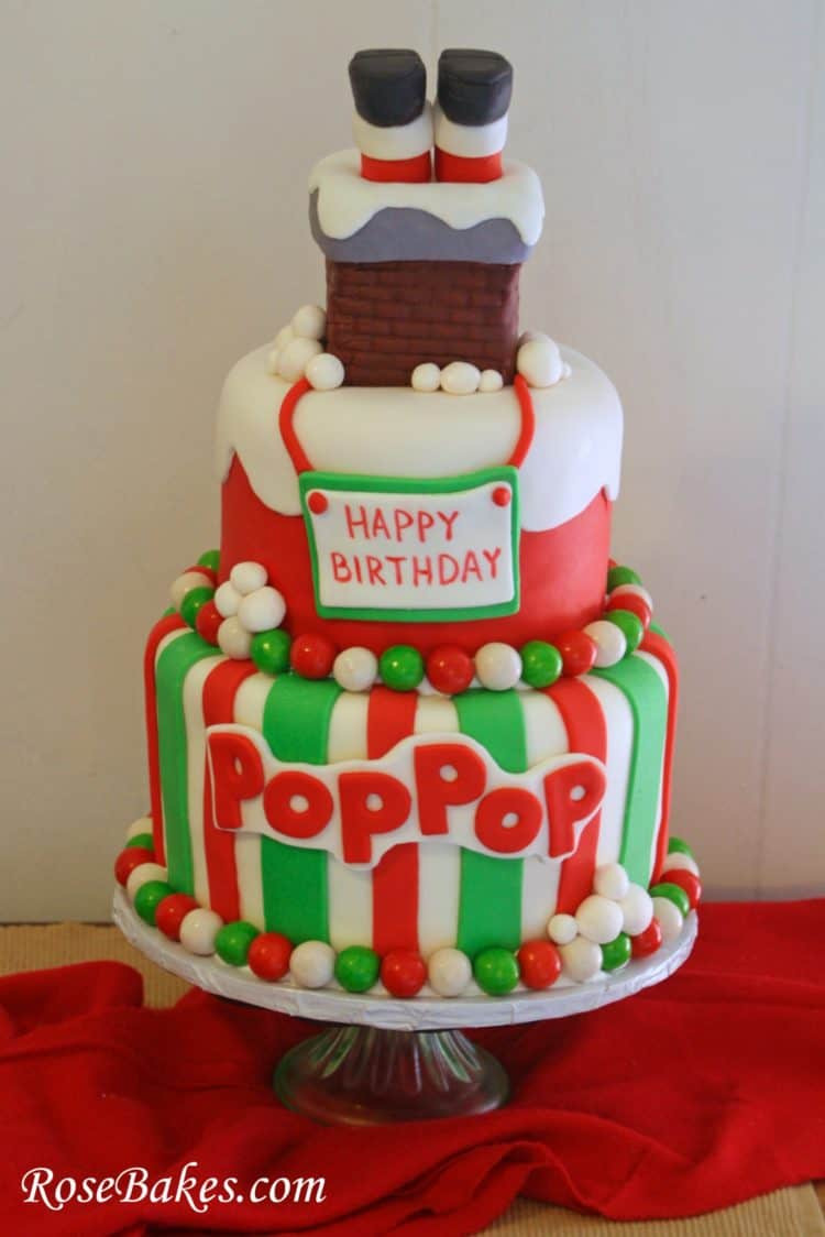 Christmas Birthday Cake
 Who Takes the Cake December Contest Submit your Cakes
