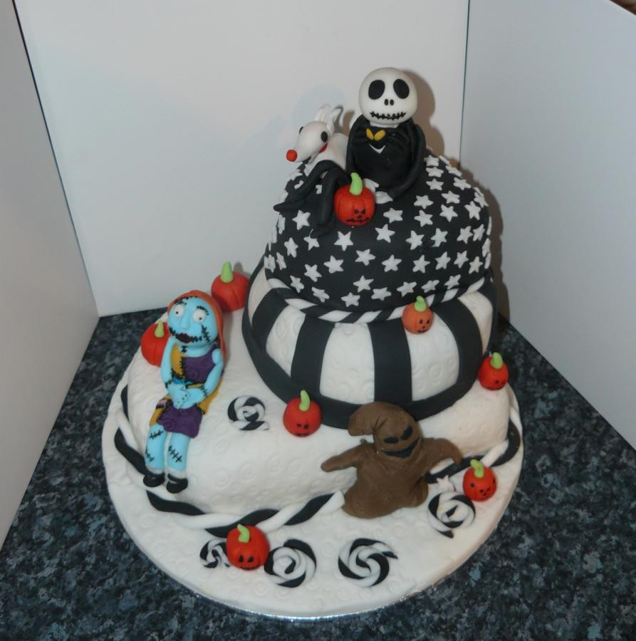 Christmas Cake And Cupcakes
 Nightmare before Christmas Cake and Cupcakes cake by