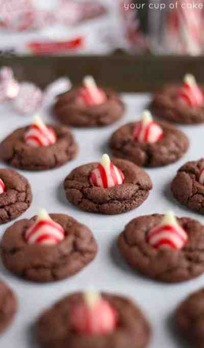 Christmas Candy And Cookies Recipes
 Candy Cane Kiss Cookies Recipe