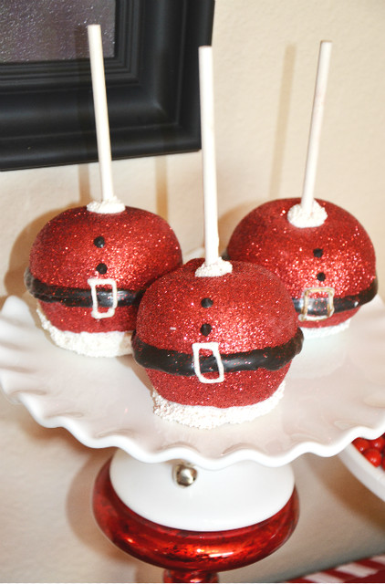 Christmas Candy Apples
 Sparkly caramel apples at a Christmas party See more