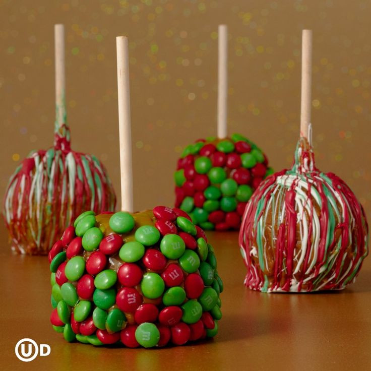 Christmas Candy Apples
 christmas candy themes